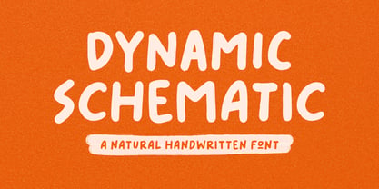 Dynamic Schematic Font Poster 1