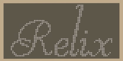 Relix Font Poster 1