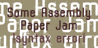 Some Assembly Font Poster 6
