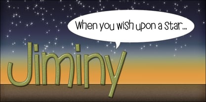 Jiminy Font Poster 3