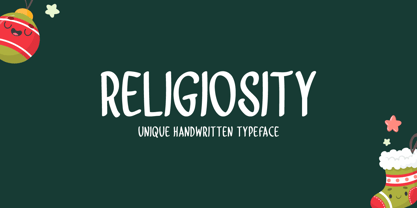 Religiosity Font Poster 1