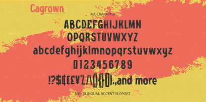 Cagrown Font Poster 6