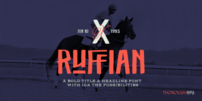 X Ruffian Font Poster 1