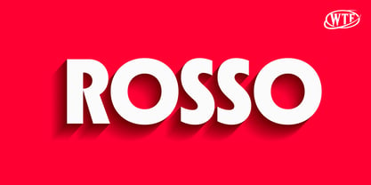 Rosso Font Poster 2
