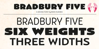 Bradbury Five Font Poster 10
