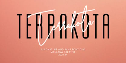 Terrakota Font Poster 1