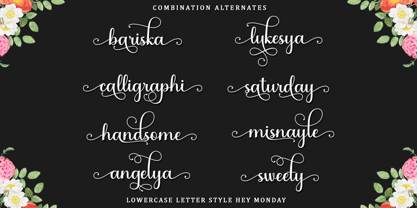 Hey Monday Font Poster 2