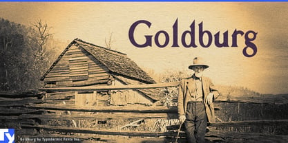 Goldburg Font Poster 1