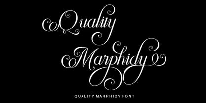 Marphidy Font Poster 3
