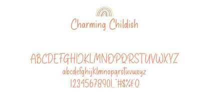 Charming Childish Fuente Póster 6