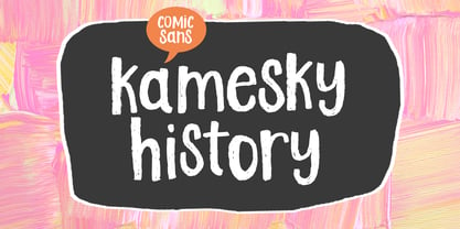 Kamesky History Font Poster 1