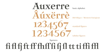 Auxerre Font Poster 7