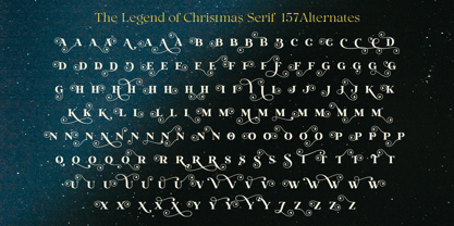 Legend Of Christmas Font Poster 14