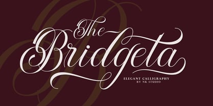 Bridgeta Font Poster 1