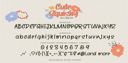 Cute Squishy Font Poster 8
