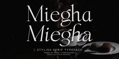 Miegha Font Poster 1