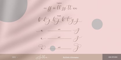 Anthea Font Poster 9