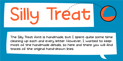 Silly Treat Font Poster 2