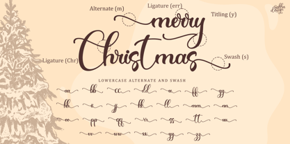 Christmas History Font Poster 10