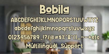 Bobila Font Poster 6
