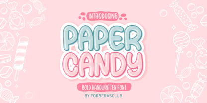Paper Candy Font Poster 1
