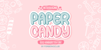 Paper Candy Fuente Póster 1