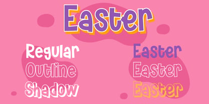 House Easter Font Poster 6