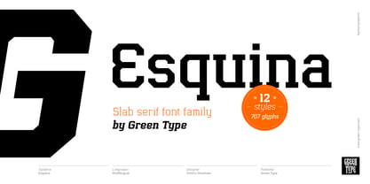 Esquina Font Poster 1