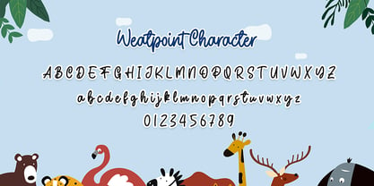 Weatpoint Font Poster 8