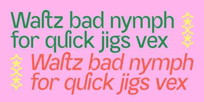 SK Greenland Font Poster 4