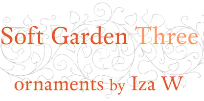 Soft Garden Font Poster 9