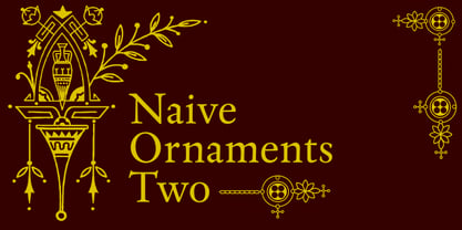 Naive Ornaments Font Poster 5