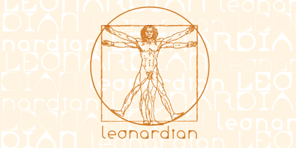 Leonardian Font Poster 1