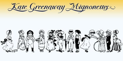 Greenaway Mignonettes Font Poster 1