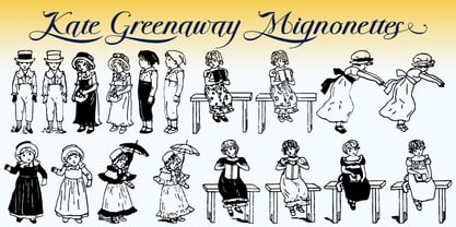 Greenaway Mignonettes Font Poster 2