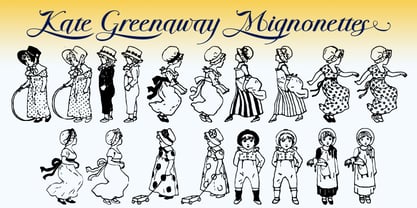 Greenaway Mignonettes Font Poster 3