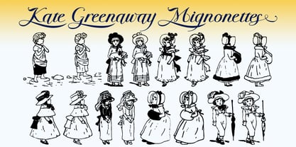 Greenaway Mignonettes Font Poster 4
