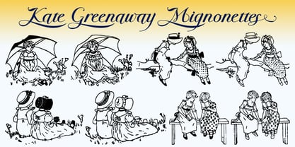 Greenaway Mignonettes Font Poster 5