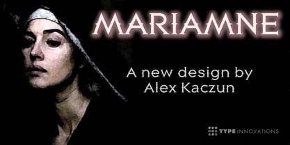 MARIAMNE Font Poster 3
