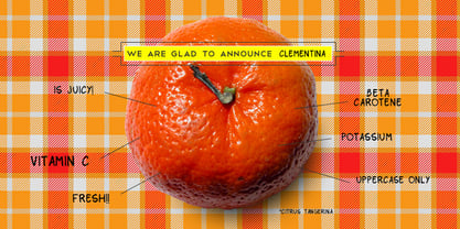 Clementina Font Poster 3
