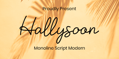 Hallysoon Font Poster 1