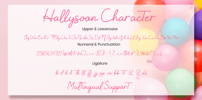 Hallysoon Font Poster 6