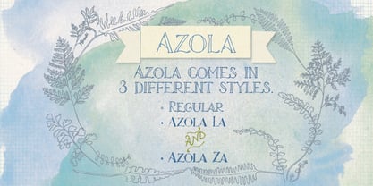 Azola Font Poster 8