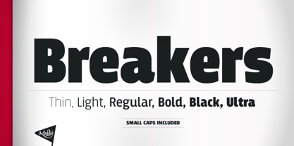 Breakers Font Poster 1