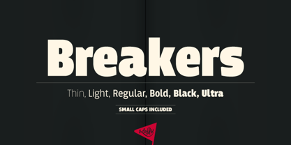 Breakers Font Poster 10