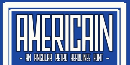 Americain Font Poster 1