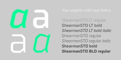 Shearman Std Font Poster 2