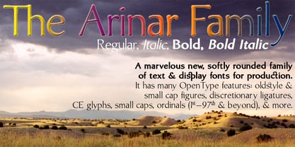 Arinar Font Poster 1