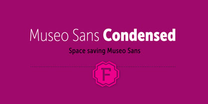 Museo Sans Condensed Font Poster 1