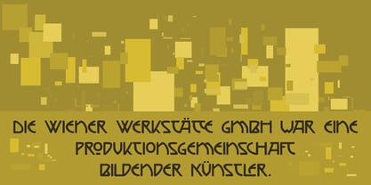 Vienna Workshop Font Poster 3